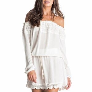 Roxy white off-shoulder dress